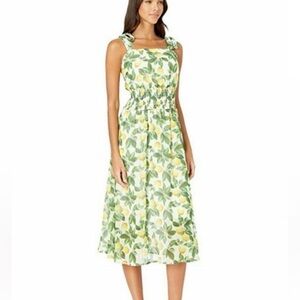 Sam Edelman Lemon Print Midi Dress